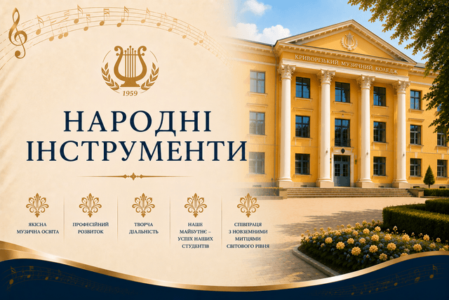 Музичне мистецтво - Профілізація "Народні інструменти"