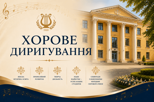 Музичне мистецтво - Профілізація "Хорове диригування"