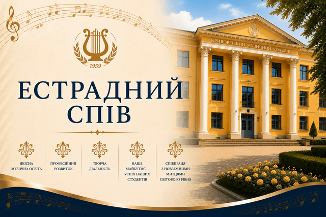 Музичне мистецтво - Профілізація"Естрадний спів"