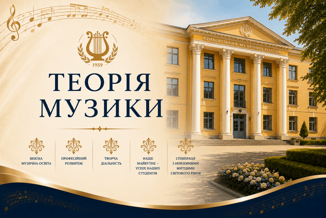 Музичне мистецтво - Профілізація "Теорія музики"