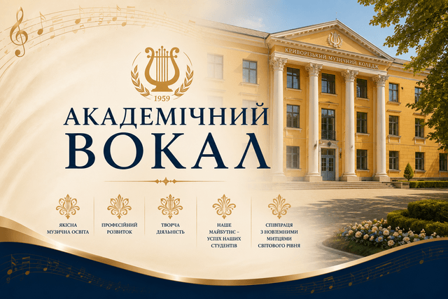 Музичне мистецтво - Профілізація "Академічний спів"